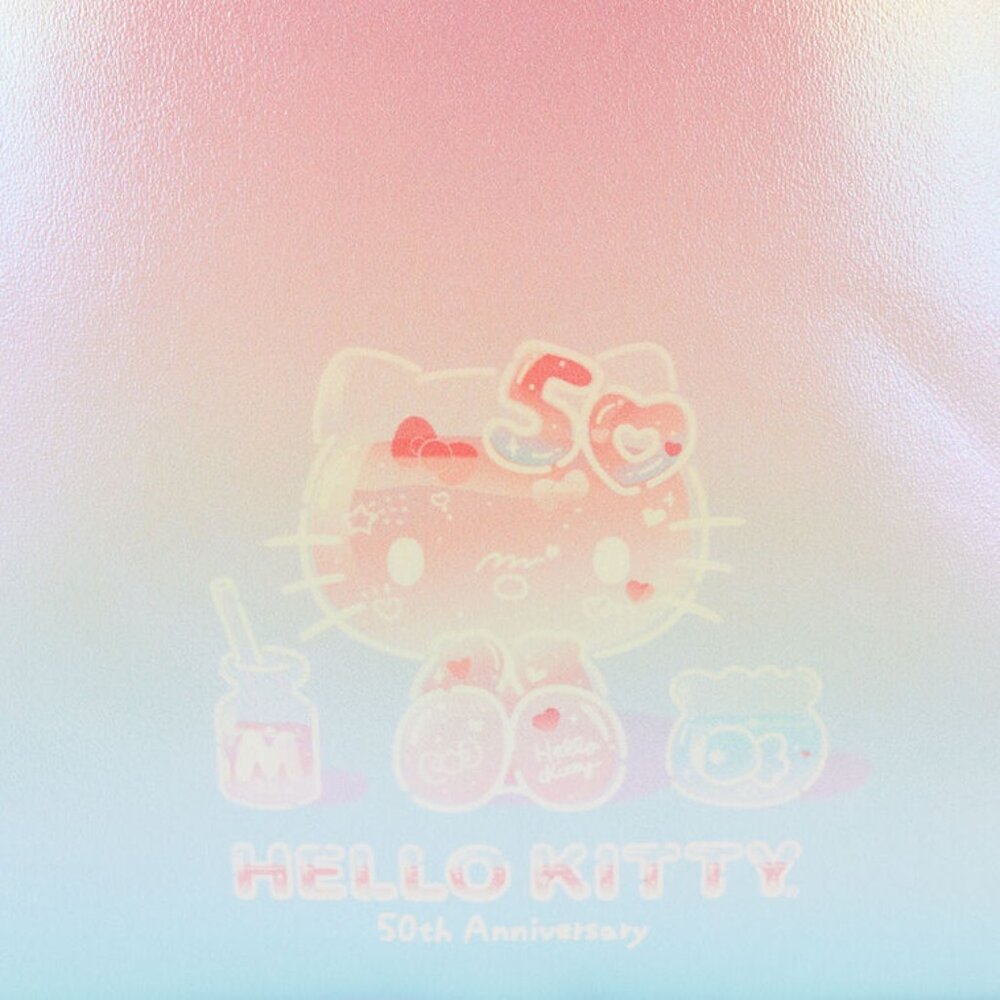 Hello Kitty Loungefly Sanrio 50th Anniversary Clear Pink Mini Backpack NWT - Picture 11 of 12